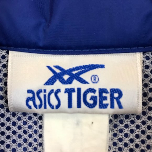 Vintage 80s asics tigers windbreaker jacket size Large - Picture 3 of 7